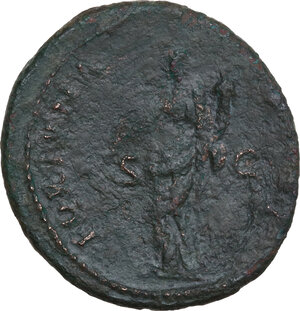 reverse: Nerva (96-98).. AE As, Rome mint, 97 AD