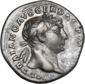obverse: Trajan (98-117).. AR Denarius, Rome mint, 103-111