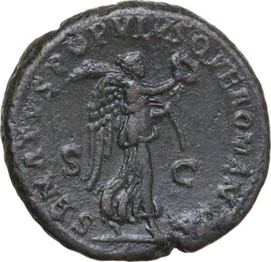 reverse: Trajan (98-117).. AE As, Rome mint, 114-117