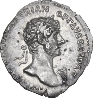 obverse: Hadrian (117-138).. AR Denarius, Rome mint, 117 AD