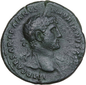 obverse: Hadrian (117-138).. AE As, Rome mint, 119-120