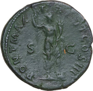 reverse: Hadrian (117-138).. AE As, Rome mint, 119-120