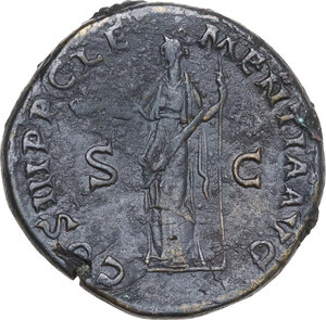 reverse: Hadrian (117-138).. AE As, Rome mint, 132-134