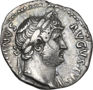 obverse: Hadrian (117-138).. AR Denarius, Rome mint, 126-127