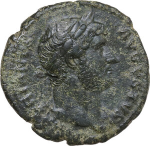 obverse: Hadrian (117-138).. AE As, Rome mint, 126-127
