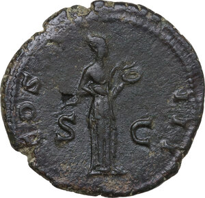 reverse: Hadrian (117-138).. AE As, Rome mint, 126-127
