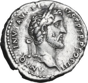 obverse: Antoninus Pius (138-161). AR Denarius, 141-143