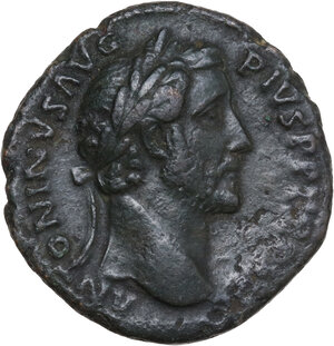 obverse: Antoninus Pius (138-161).. AE As, Rome mint, 151-152