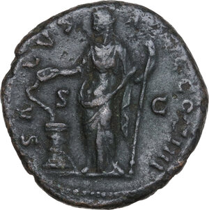 reverse: Antoninus Pius (138-161).. AE As, Rome mint, 151-152