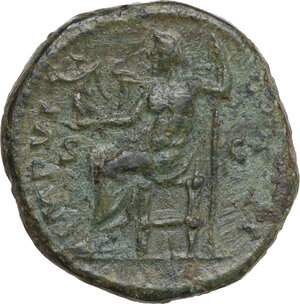 reverse: Marcus Aurelius (161-180).. AE Dupondius, Rome mint, 172-173