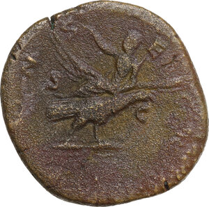 reverse: Divus Marcus Aurelius (161-180).. AE Sestertius, Rome mint, 180 AD