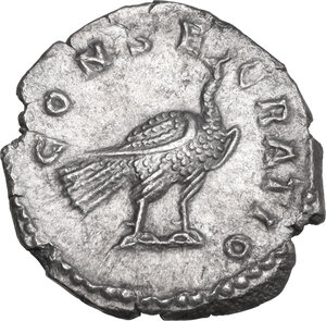 reverse: Faustina II (died 176 AD).. AR Denarius, Rome mint, 176-180