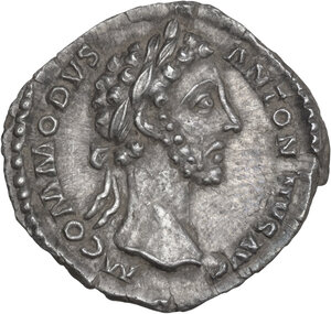 obverse: Commodus (177-193).. AR Denarius, Rome mint, 181-182