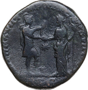 reverse: Commodus (177-193).. AE Sestertius, Rome mint, 192 AD