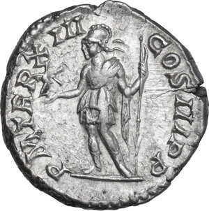 reverse: Septimius Severus (193-211).. AR Denarius, Rome mint, 205 AD