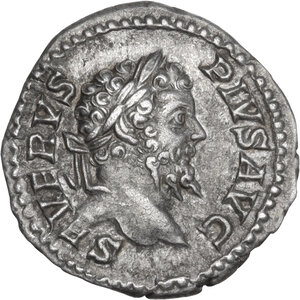obverse: Septimius Severus (193-211).. AR Denarius, Rome mint, 202-210
