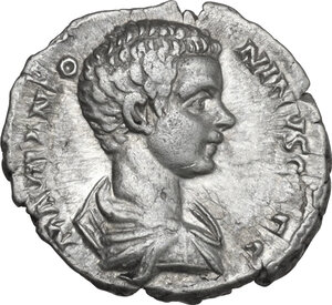 obverse: Caracalla (198-217).. AR Denarius, Rome mint, 196 AD
