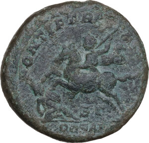reverse: Caracalla (198-217).. AE As, Rome mint, 208 AD