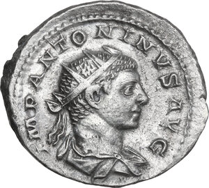 obverse: Elagabalus (218-222).. AR Antoninianus, Rome mint, 218-222
