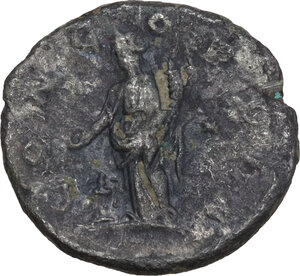 reverse: Aquilia Severa, second wife of Elagabalus (220-222). . AR Denarius. Rome mint, 220-222