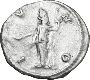 reverse: Julia Maesa (died 225 AD).. AR Denarius, struck under Elagabalus, 218-220