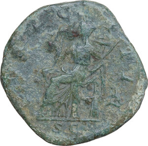 reverse: Julia Maesa (died 225 AD).. AE Sestertius, Rome mint, 218-222