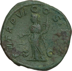 reverse: Severus Alexander (222-235).. AE Sestertius, Rome mint, 227 AD