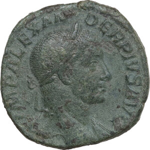 obverse: Severus Alexander (222-235).. AE Sestertius, Rome mint, 231-235