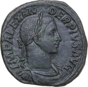 obverse: Severus Alexander (222-235).. AE Sestertius, Rome mint, 231 AD