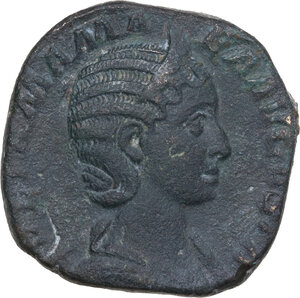 obverse: Julia Mamaea (died 235 AD).. AE Sestertius, Rome mint, 222-235