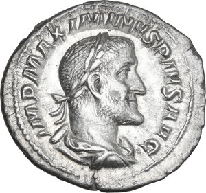 obverse: Maximinus I (235-238).. AR Denarius, Rome mint, 235-236