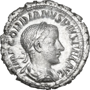 obverse: Gordian III (238-244).. AR Denarius, Rome mint, 241 AD