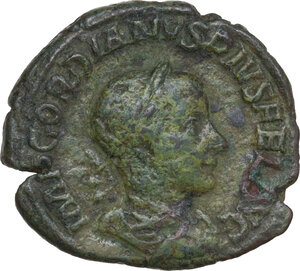 obverse: Gordian III (238-244). AE As, Rome mint, 240 AD
