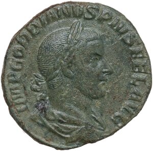 obverse: Gordian III (238-244).. AE Sestertius, Rome mint, 244 AD