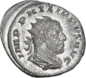 obverse: Philip I (244-249).. AR Antoninianus, Rome mint, 248 AD