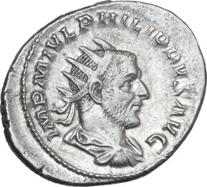 obverse: Philip I (244-249).. AR Antoninianus, Rome mint