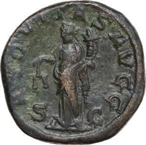 reverse: Philip I (244-249).. AE Sestertius, 244-249 AD