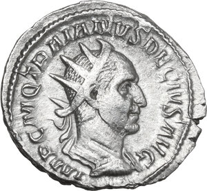 obverse: Trajan Decius (249-251).. AR Antoninianus, Rome mint