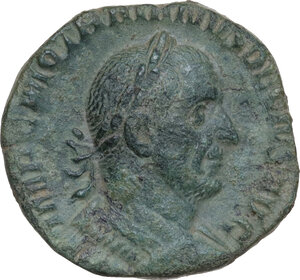 obverse: Trajan Decius (249-251).. AE Sestertius, Rome mint, 249-251