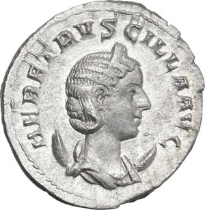obverse: Herennia Etruscilla, wife of Trajan Decius (249-251).. AR Antoninianus