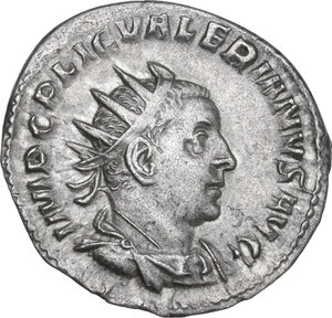 obverse: Valerian I (253-260).. AR Antoninianus, 254 AD