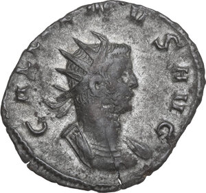 obverse: Gallienus (253-268).. BI Antoninianus, Mediolanum mint, 258 AD