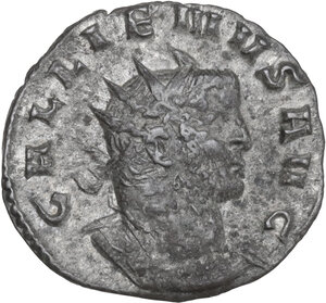 obverse: Gallienus (253-268).. AR Antoninianus, Mediolanum mint, 258 AD