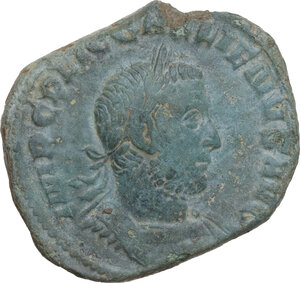 obverse: Gallienus (253-268).. AE Sestertius, Rome mint