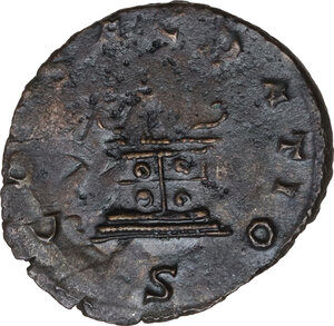 reverse: Divus Claudius II Gothicus (died AD 270).. BI Antoninianus, Mediolanum mint, 270 AD