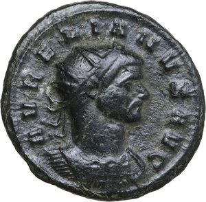 obverse: Aurelian (270-275).. AE Antoninianus, Mediolanum mint