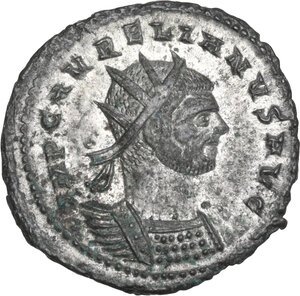 obverse: Aurelian (270-275).. AR Antoninianus, Cyzicus mint, 270-275