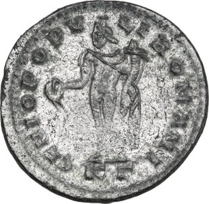 reverse: Diocletian (284-305).. AE Follis, Cyzicus mint, 297-299