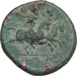 reverse: Bruttium, Rhegion. AE 14 mm, c. 215-150 BC