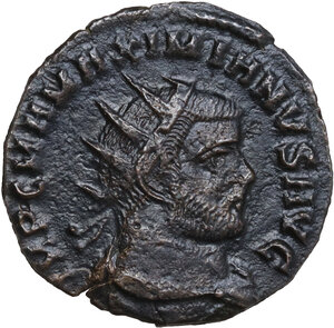 obverse: Maximian (286-310).. AE Antoninianus, Cyzicus mint, 293 AD